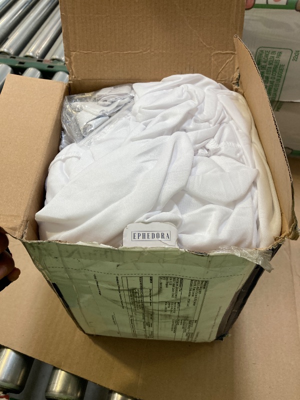 Photo 1 of EPHEDORA 3-in-1 Fitted Sheet Attached Bed Bridge Twin (XL) to King Converter Kit with Sheet Strap Set | Split King Gap Filler for Adjustable Bed | White