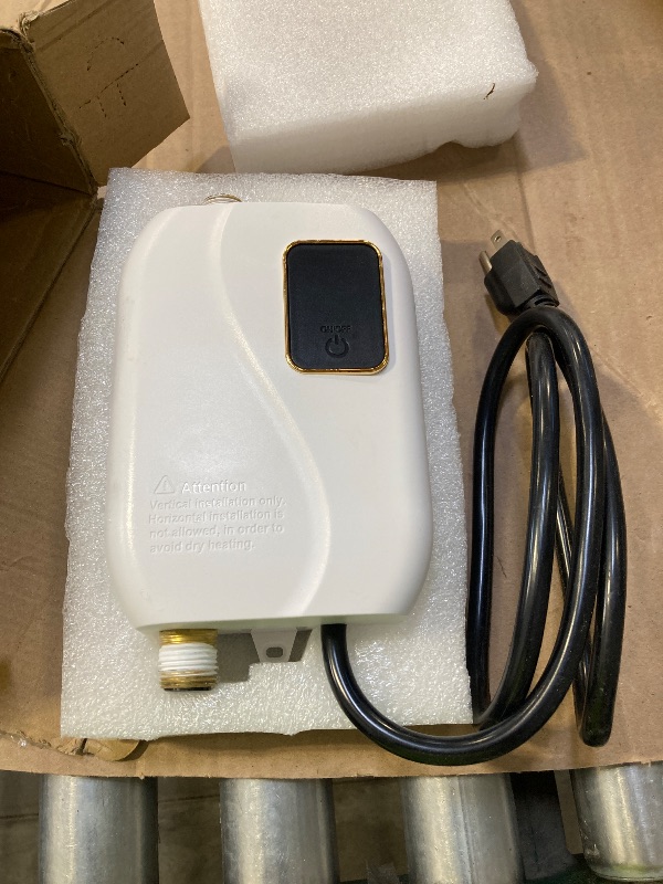 Photo 1 of Tankless Water Heater Electric 110V, 3000W Instant Electric Water Heater, Under Sink Water Heater with Digital Display, On Demand Hot Water heater Electric for Kitchen Bathroom Washin