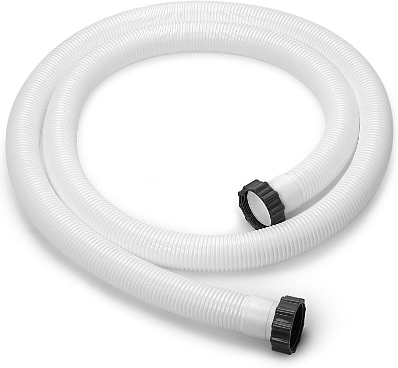 Photo 1 of 1.5" Pool Pump Hose for Intex 1500 to 2500 GPH Filter Pumps, Sand Filters & Saltwater Systems, 26071RP 1.5 Inch Above Ground Pool Hose Part # 26001-9.8Ft Long

