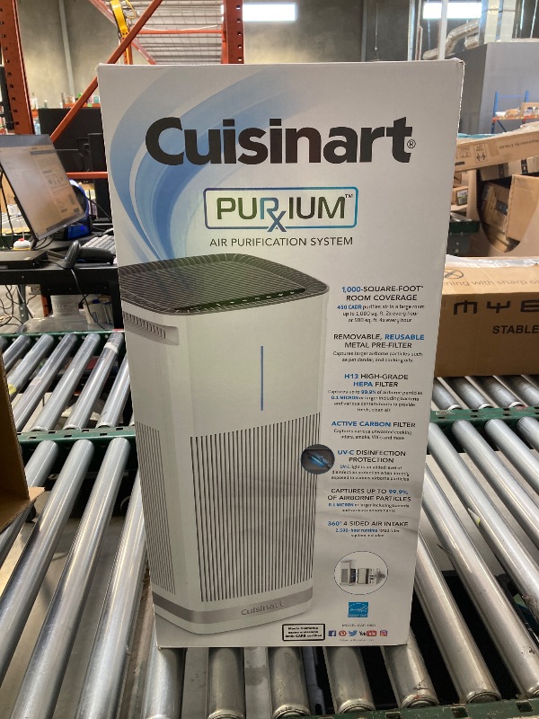 Photo 1 of Cuisinart Air Purifier for Large Room/Home, H13 HEPA Filter, CAP-1000
