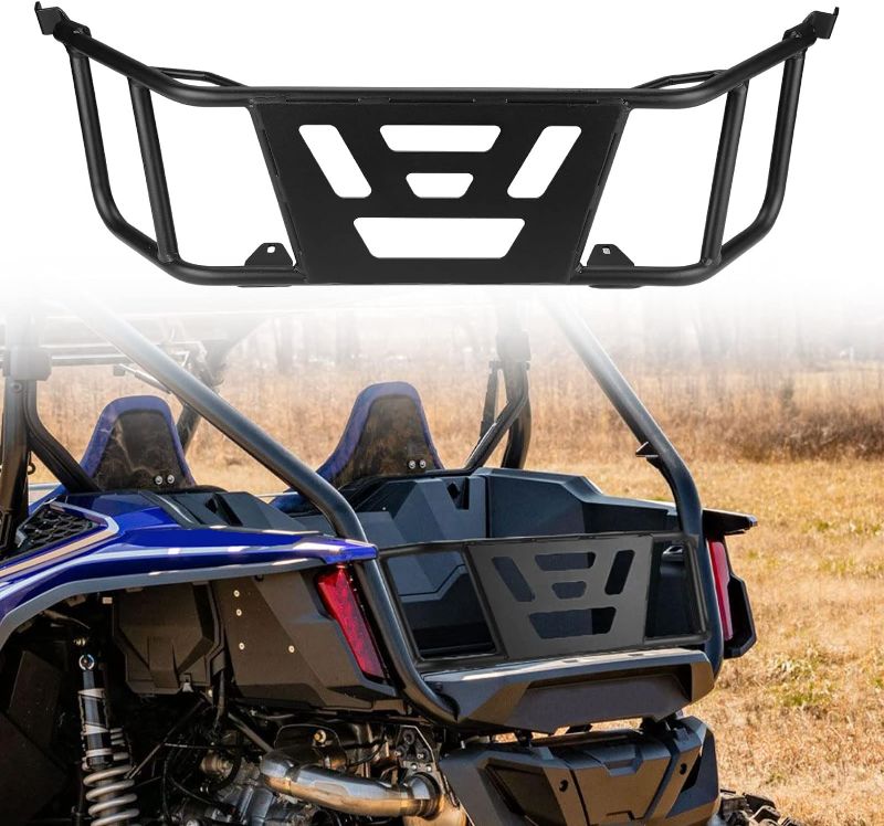 Photo 1 of KEMIMOTO UTV Bed Enclosure, Durable Carbon Steel Cargo Tailgate Extender Compatible with Talon 1000X 1000R 1000X-4 2019-2024, UV-Resistant Coating Bed Extender Keeps Storage Box/Cooler from Falling.
