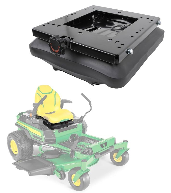 Photo 1 of ELITEWILL Universal Seat Suspension Kit W/O Seat Slider Track Fit for John Deere Zero Turn Lawn Mower Kubota Tractor Forklift Compatible with Most Aftermarket Seats
