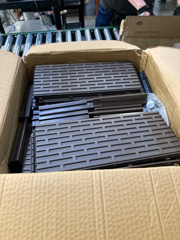 Photo 1 of 63x15x12.6in Garden Beds Outdoor, Polypropylene Planter Boxes Outdoor for Vegetables, Flowers, Herbs, Garden Box with Drain Outlet, Heat and Frost Resistance Planters, 440lb Capacity
