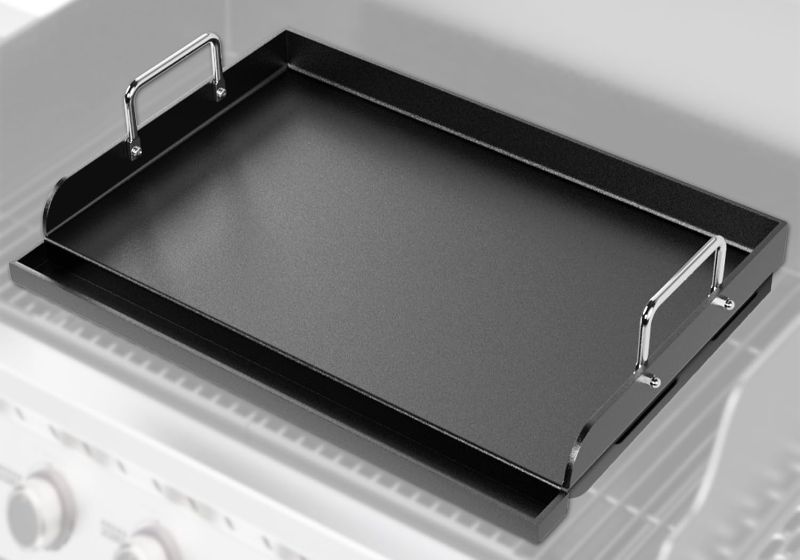 Photo 1 of Universal Griddle for Gas Grill - 23" x 16" Flat Top Grill Plate with Nonstick Ceramic Coating, Griddle Insert for Gas Stove, Outdoor Camping & Tailgating
