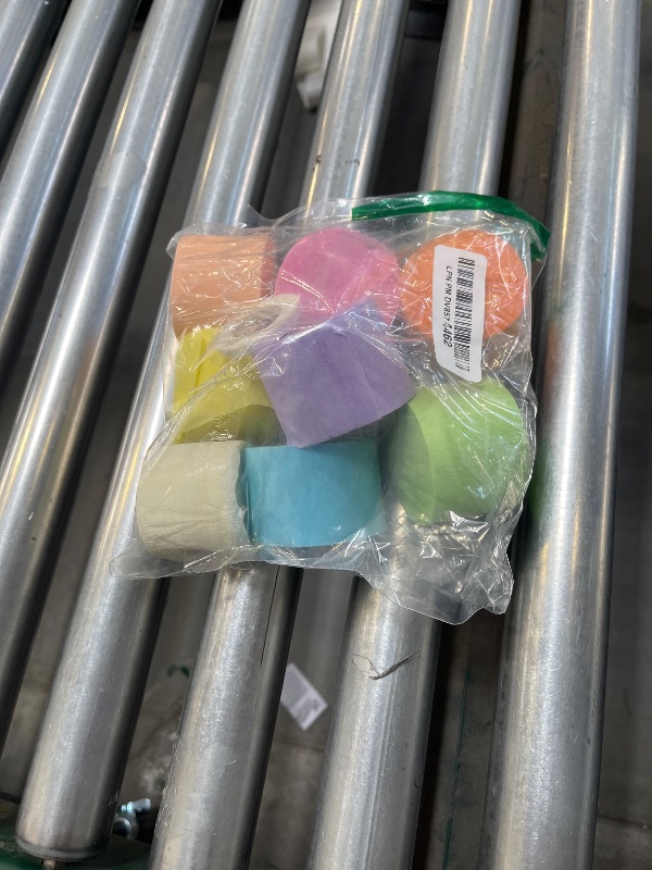 Photo 1 of PartyWoo Crepe Paper Streamers 8 Rolls 656ft, Pack of Party Streamers in 8 Pastel Colors for Birthday Decorations, Party Decorations, Wedding Decorations (1.8 Inch x 82 Ft/Roll)