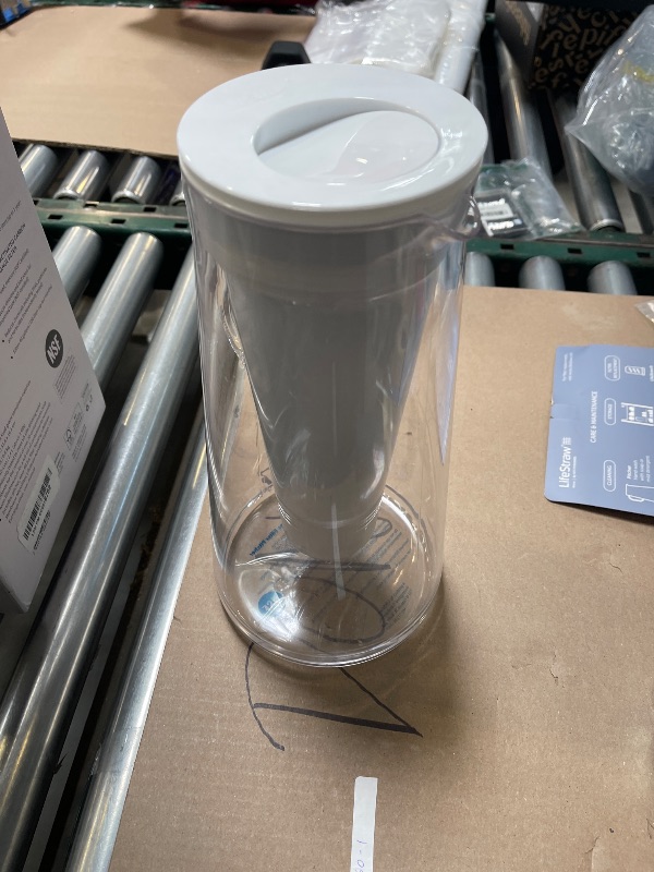 Photo 1 of LifeStraw Home – Water Filter Pitcher, 10-Cup, BPA Free Designed for Everyday Protection Against Bacteria, parasites, microplastics, Lead, Mercury, PFAS, and a Variety of Chemicals