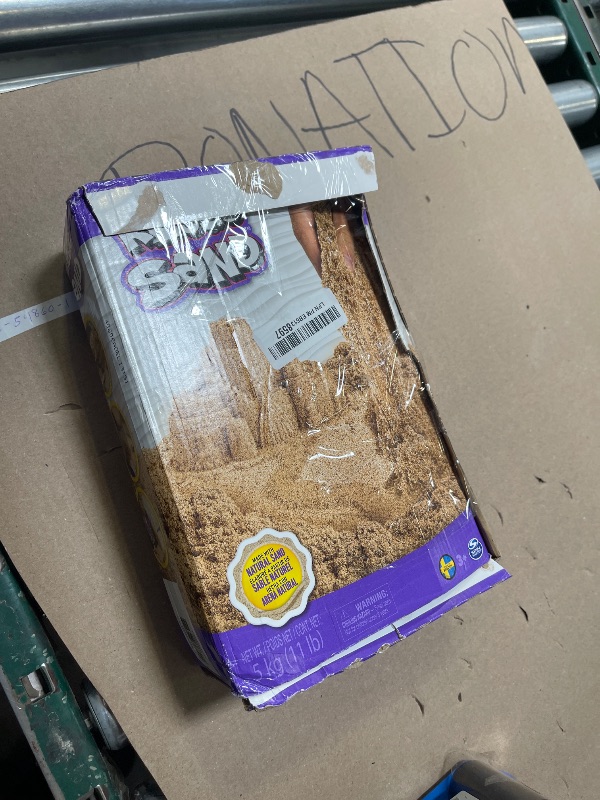 Photo 1 of Kinetic Sand, 11lb (5kg) Natural Brown Play Sand, Mega Box for Arts and Crafts, Sandbox (Packaging May Vary), Moldable Sensory Toys for Ages 3 and up