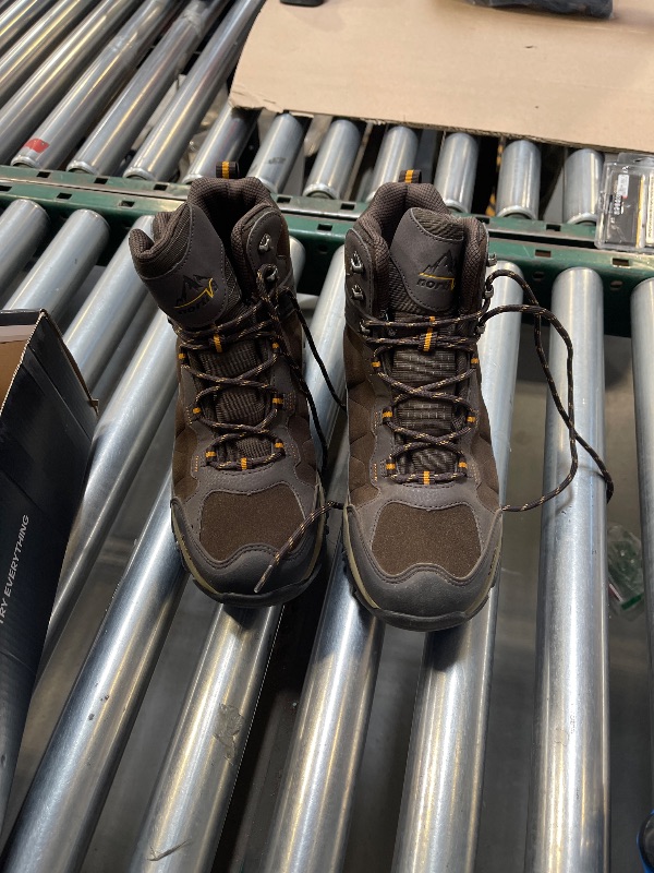 Photo 1 of NORTIV 8 Men's Waterproof Hiking Boots Outdoor Mid Trekking Lightweight Mountaineering Shoes Paladin,Size 10,Brown,JS19004M