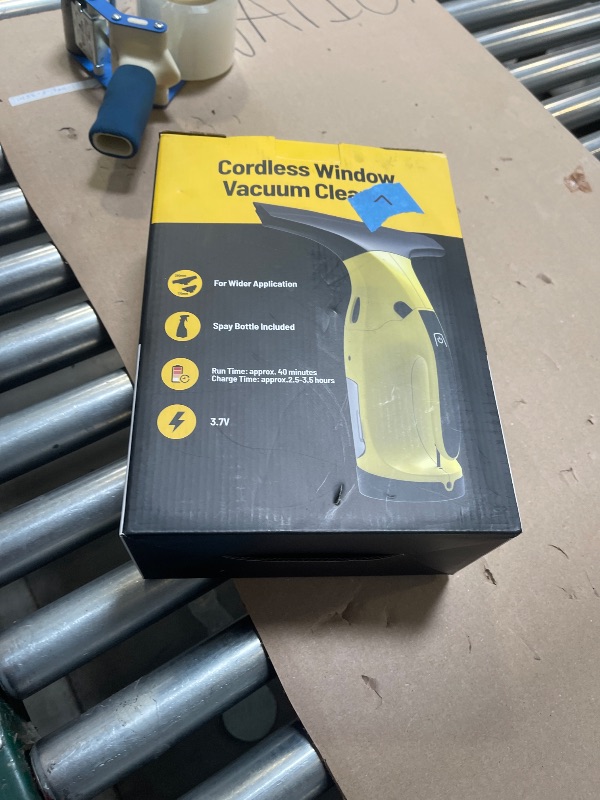 Photo 1 of Rechargeable Window Vac, Electric Window Vacuum Squeegee, with 11 in. and 6.7 in. Squeegee Blades, Cordless Window Vacuum Cleaner Set for Cleaning Windows, Shower Doors, Mirrors, Tiles