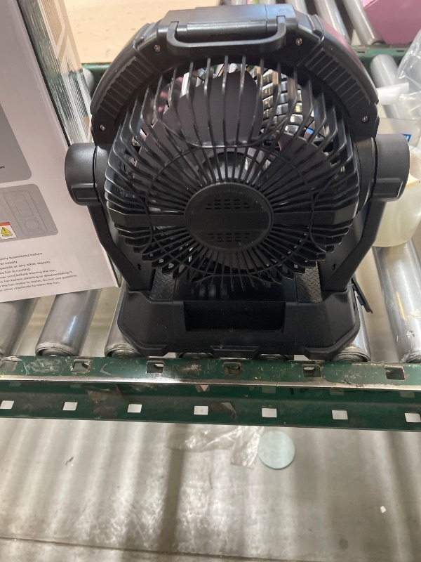 Photo 1 of Misting Fan Portable Camping Fan 42800mAh Rechargeable with Remote Control, 3 LED Light & Stepless Speed Control & Cooling Spray with 6L Bucket, Timer Function, Portable Handle, Rotating Hanging Hook