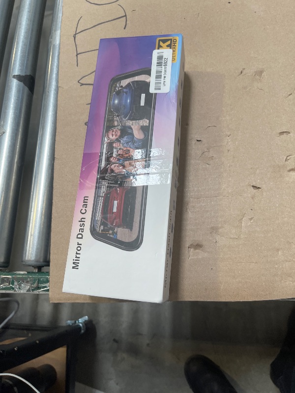 Photo 1 of NHOPEEW 2K Mirror Dash Cam 3 Channel - 9.66 Inch IPS Touchscreen Smart Rear View Mirror - WiFi & APP Control/Night Vision/Loop Recording/G-Sensor / 24-Hour Parking Monitor + Backup Camera