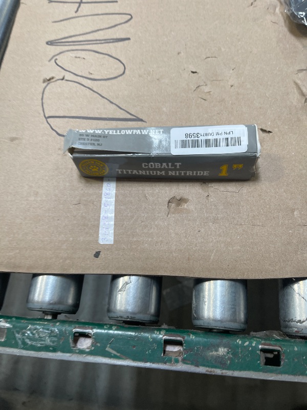 Photo 1 of 1 Inch Drill Bit for Metal - Industrial Grade M35 Cobalt Titanium Aluminum Nitrite - 1" Diameter & Total Length of 6" with Working Length of 3" Easily Drill Into Metal, Steel, & Aluminum