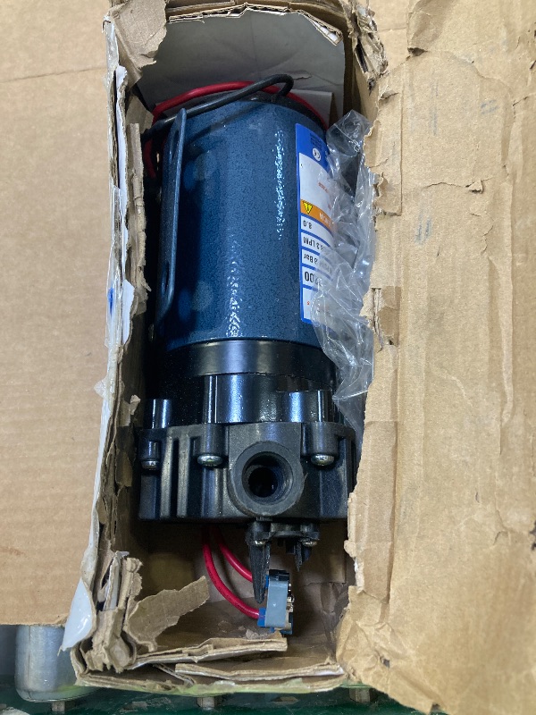 Photo 1 of Everflo 12V On-Demand Diaphragm Pump - 2.2GPM, 70 PSI, 3/8" FNPT Ports