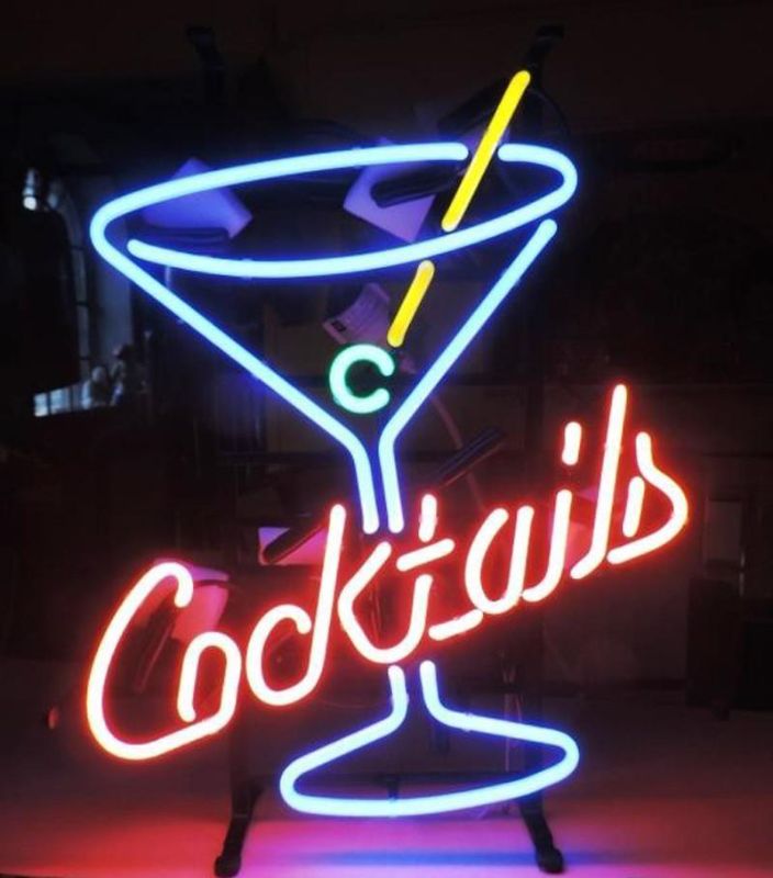 Photo 1 of Cocktails Martini Neon Sign
