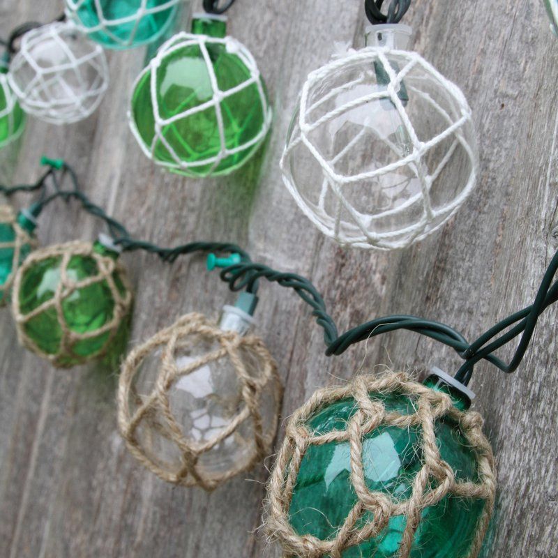Photo 1 of DEI Indoor Strings - Natural Jute Rope Plastic Float String Lights
