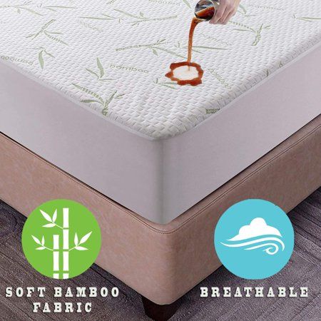 Photo 1 of Bamboo from Rayon Waterproof Mattress Protector Full
