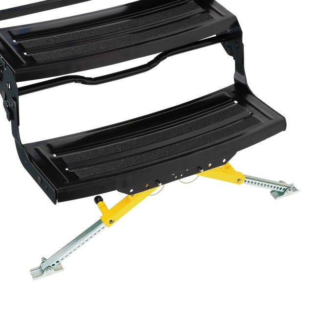 Photo 1 of LIPPERT 2020109777 Solid Stance RV Step Stabilizer Kit for 5th Wheels, Travel Trailers and Motorhomes