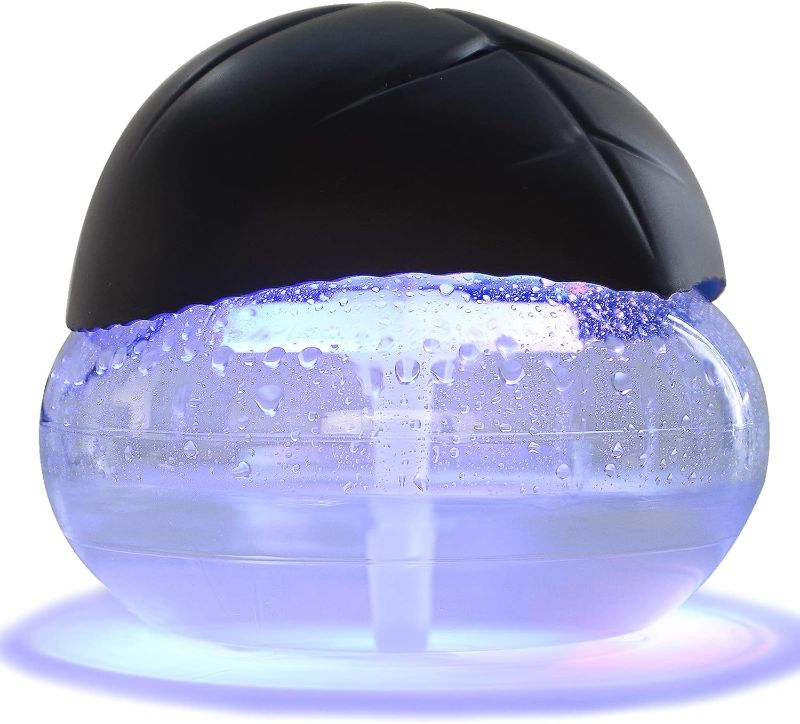Photo 1 of Water-Based Purifier Air Washer, Air Revitalizer & Freshener, Air Fresher with 7 LED Color Changing Light for Rooms (Black)