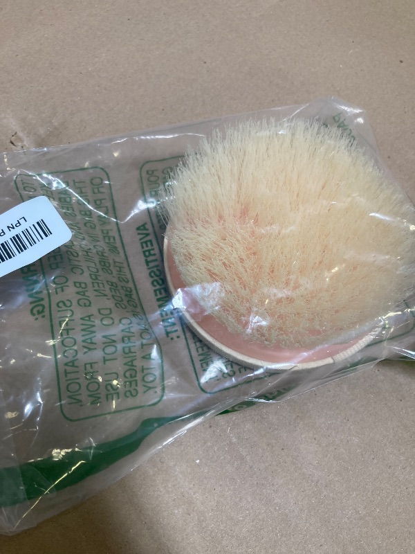 Photo 1 of EcoTools Dry Brush, Gentle Exfoliating Scrubber for Skincare and Beauty, Pore Cleansing, Pink