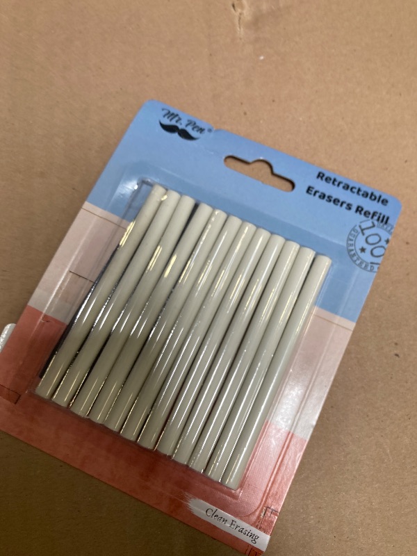 Photo 1 of Mr. Pen- Eraser Refill, Erasers, Pack of 12, Eraser pen refills, Eraser Pen, Pencil Erasers, Erasers for Kids, Click Eraser Refill, Erasers for School, Eraser Pencil, Art Eraser, Mechanical Eraser