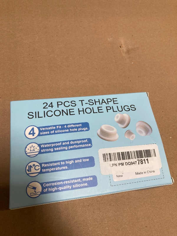 Photo 1 of 24 PCS Bathtub Jet Covers Silicone Hole Plug White Tube Plugs 4 Sizes Waterproof Bathtub Plug Fit for 12mm 14mm 16mm 22-23mm Bathtub Hole