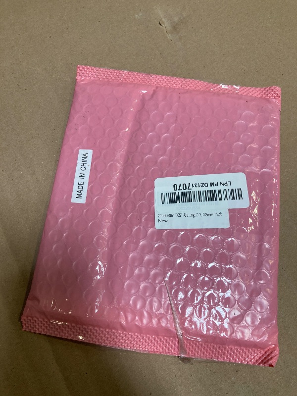 Photo 1 of 2Pack 6061 T651 Aluminum Sheet Metal 6 x 6 x 1/32 (0.0315”) Inch Flat Plain Aluminum Plate Covered with Protective Film, Heat Treatable Rectangle Aluminum Metal Plate for Crafting, DIY, 0.8mm Thick