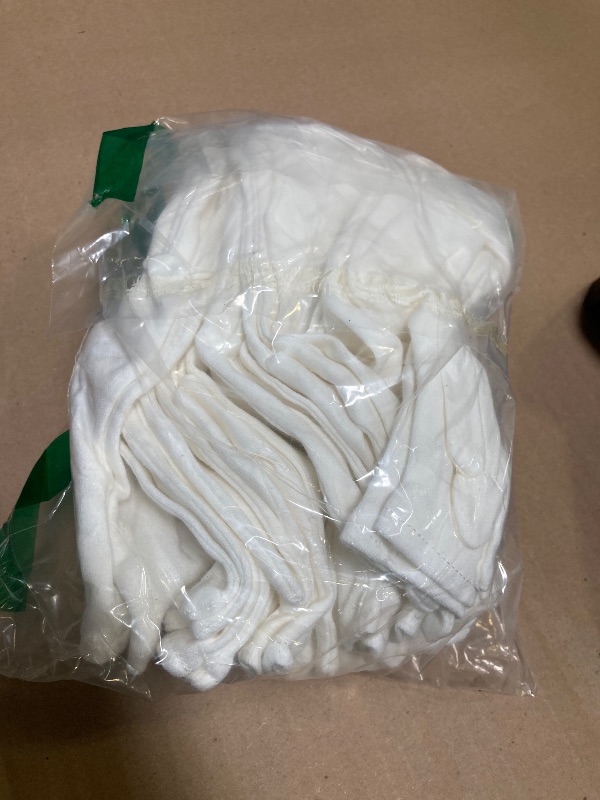 Photo 1 of 12 Pairs (24 Gloves) - Gloves Legend 100% Cotton White Gloves For Work Safety Jewelry Coin Silver Inspection For Men - Size XL