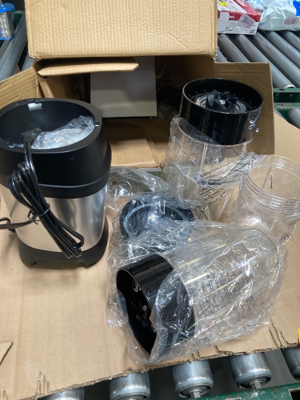 Photo 1 of Nahida Blender for Smoothies, 1200W Smoothie Blender for Ice Crushing, Blenders with (2) 6-Fin Blades, Personal Blenders for Kitchen with 23oz, 32oz, 37oz Easy Go Cups for Juices, Silver
