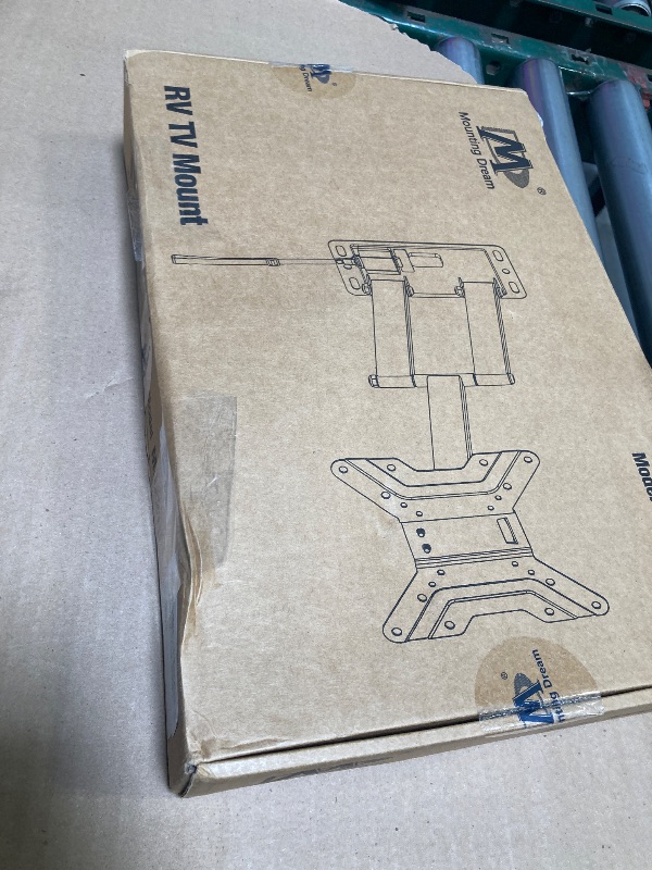 Photo 1 of Mounting Dream UL Listed Lockable RV TV Mount for Most 17-43 inch TV, RV Mount for Camper Trailer Motor Home Boat Truck, Full Motion Unique One Step Lock RV TV Wall Mount, VESA 200mm, 44 lbs, MD2210
