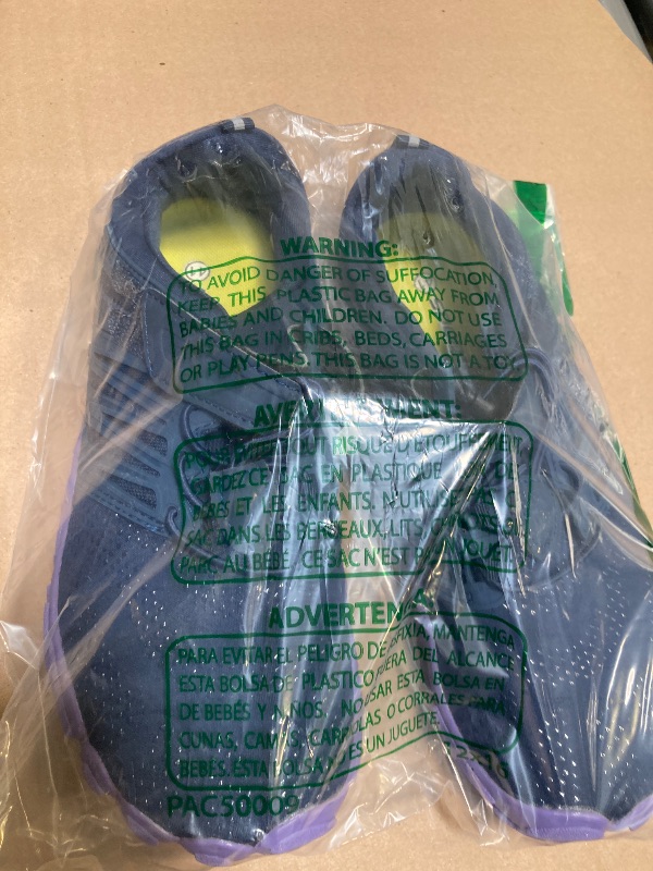 Photo 1 of Size 41--WHITIN Men's Trail Shoes Barefoot Minimalist Running Minimus Wide Toe Box Size 8.5 Gym Workout Fitness Zero Drop Cross Training Blue Purple 41