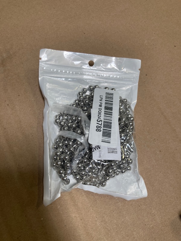 Photo 1 of Glory Qin 6mm Stainless Steel Ball Chains & 10 Matching connectors (6mm, 10 feet)