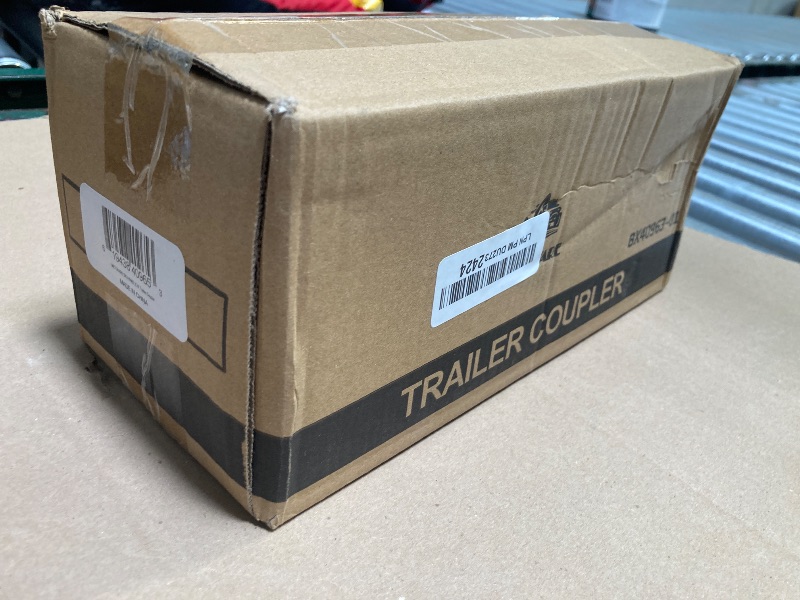Photo 1 of METOWARE Straight Trailer Coupler for 3" Channel, 2" Ball Trailer Tongue Coupler 3,500LBS