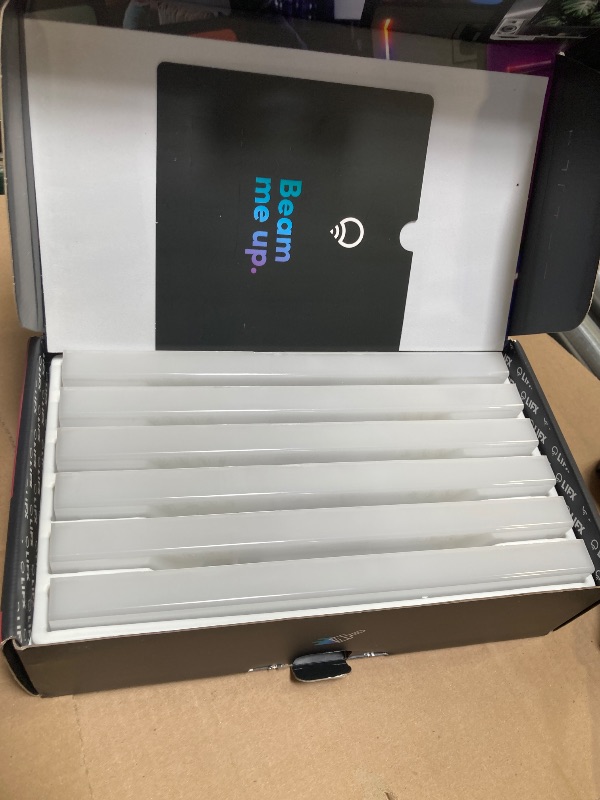 Photo 1 of LIFX Beam Smart Light Bar 6 Piece Kit (L3BEAMKITUS), Multicolor, 6 Count, 33 Watts