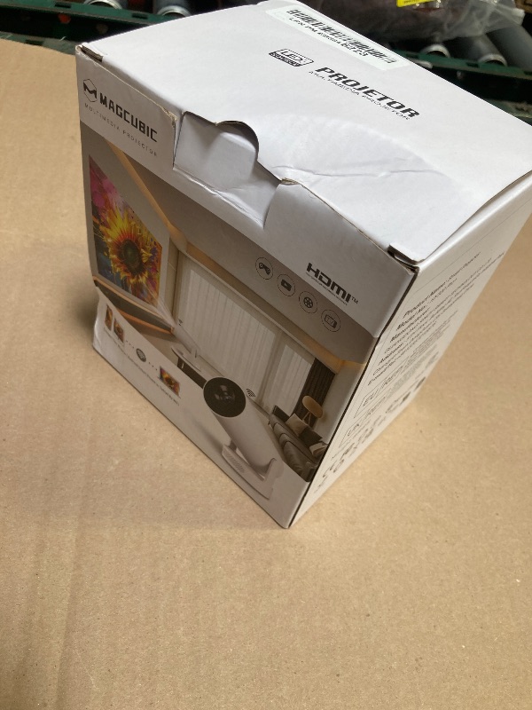 Photo 1 of Magcubic Mini Projector 4K support with WiFi 6 and Bluetooth 5.4, 5w Soundbase Speaker, Auto Vertical Keystone 180°Rotatable Portable Proyector for Home Bedroom Outdoor HY300Pro+