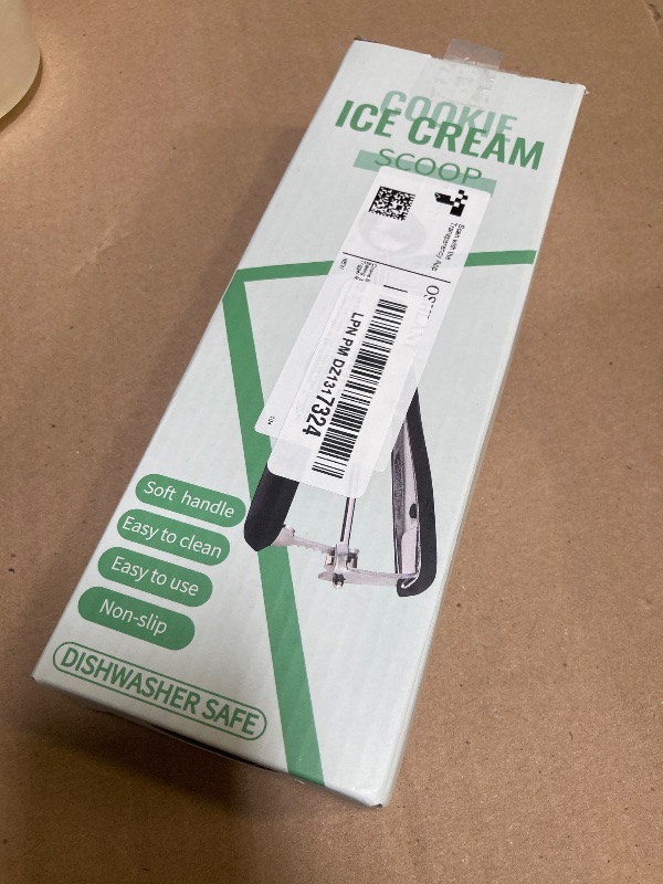 Photo 1 of Cookie Scoop, 18/8 Stainless Steel Cookie Scooper, Cookie Scoops for Baking, 3Tbsp/45ml/1.5oz Cookie Dough Scoop, Ice Cream Scooper with Trigger Release, Cookie Scooper for Baking (#20/53mm)