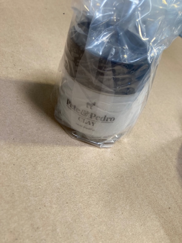Photo 1 of Pete & Pedro HAIR STYLING CLAY - Medium Hold, Matte Finish, Low Shine Styling Clay for Men, Ideal for Hairstyling Medium, Messy, Fine Thinning Hair Styles | Shark Tank Featured, 2 oz
