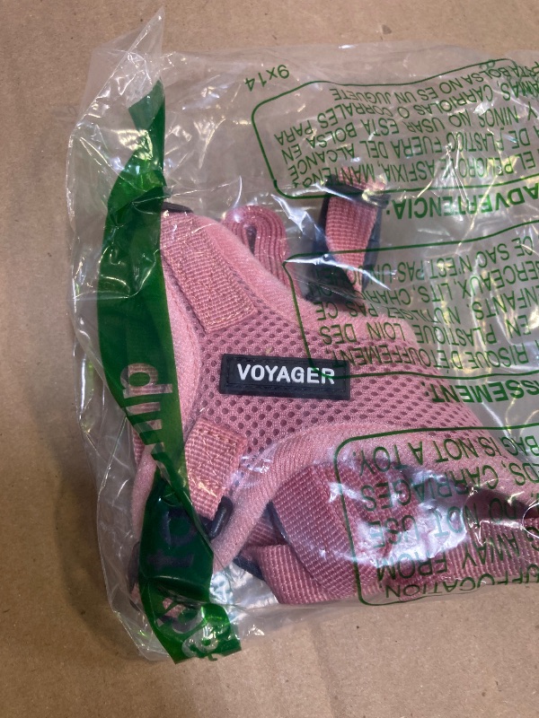 Photo 1 of Voyager Step-in Lock Pet Harness - All Weather Mesh, Adjustable Step in Harness for Cats by Best Pet Supplies - Pink, XXS