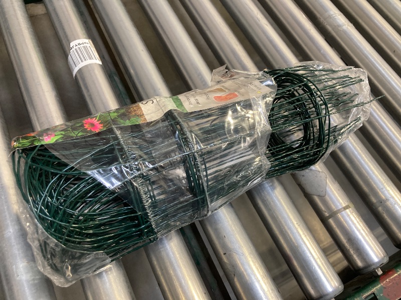 Photo 1 of PROWORX 2 Rolls Green Garden Fence Border, 14 in x 40 ft Metal Folding Fence Wire Roll Garden Border Edging, Garden Fence Roll Flower Bed Fencing for Outdoor Yard