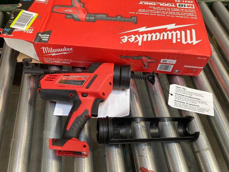 Photo 1 of Milwaukee 2641-20 M18 10 oz Caulk Gun tool Only