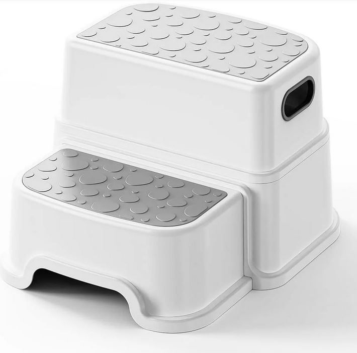 Photo 1 of 3 in 1 Step Stool for Kids - Toddler Sink Step Up Stool for Kitchen - Bathroom Safety Bottom as Potty Training Stool -Double Step Stool for Kitchen,Bathroom - Eco-Friendly