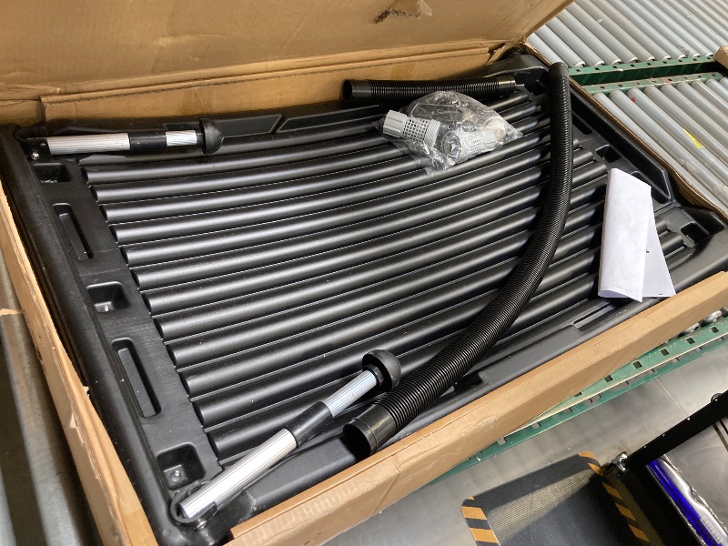 Photo 1 of  Curve Solar Pool Heater, Made for Above-Ground and Inground Pools, Includes 2 Adapters, 2 Hoses & Clamps 