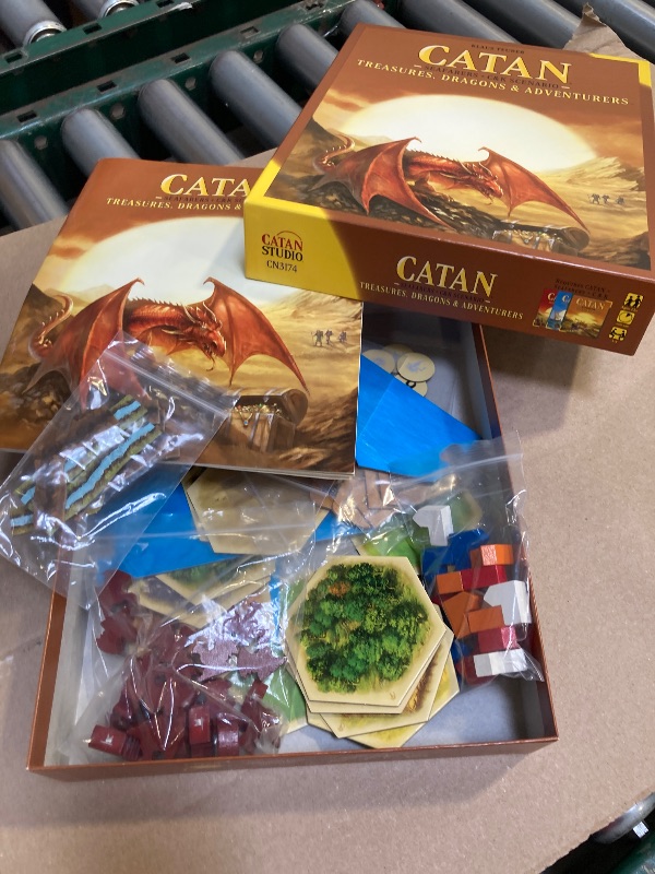 Photo 1 of CATAN Treasures, Dragons and Adventurers Scenario Expansion - Strategy Board Game, Family Game for Kids & Adults, Ages 12+, 3-4 Players, 60-180 Minute Playtime, Made by CATAN Studio