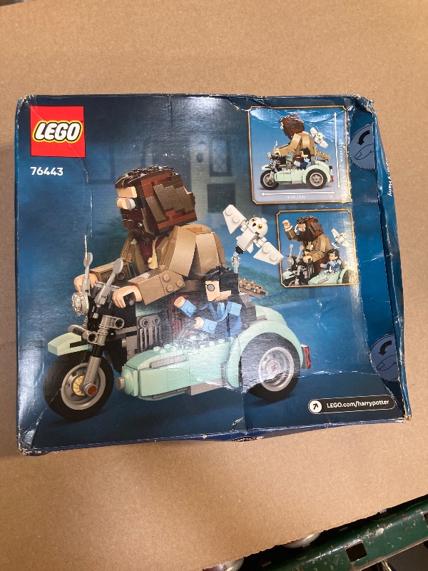 Photo 1 of LEGO Harry Potter Hagrid & Harry's Motorcycle Ride Building Toy - Kids Motorcycle Toy for Boys and Girls, Harry Potter Fans, Ages 9+ - Gift Idea for Birthdays - 76443