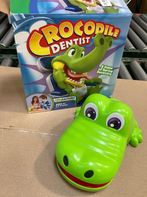 Photo 1 of Hasbro Gaming Crocodile Dentist Kids Board Game, Ages 4 And Up (Amazon Exclusive)