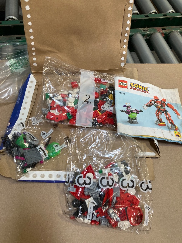 Photo 1 of LEGO Sonic The Hedgehog Knuckles’ Guardian Mech Building Toy Set, Sonic Toy for Kids, Video Game Inspired Knuckles Action Figure with Master Emerald, Gaming Gift for 8 Year Old Boys and Girls, 76996