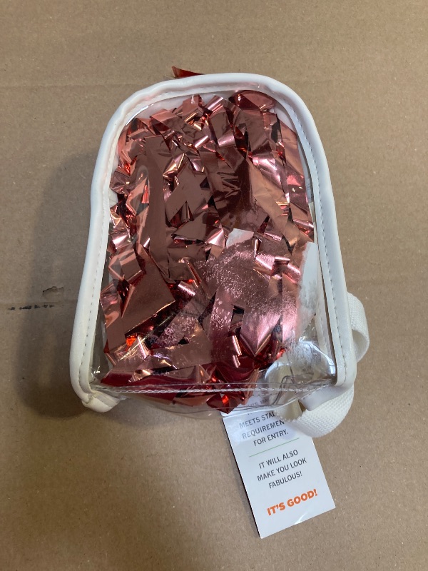 Photo 1 of Littlearth NFL Clear Mini Sling Bag 