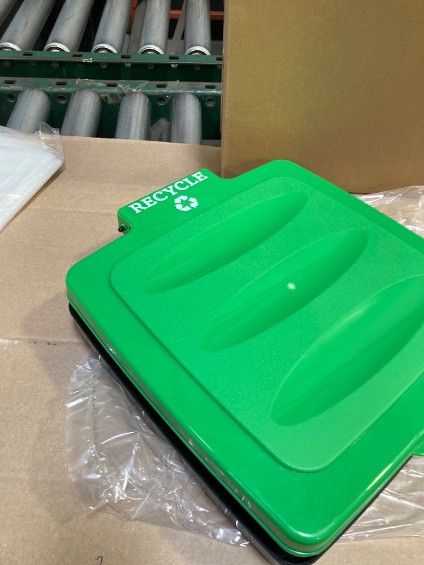 Photo 1 of Portable Trash Bag Holder - Collapsible Trashcan for Garbage - Indoor/Outdoor Use - Ideal for Camping, Recycling, and More by Wakeman Outdoors (Green)
