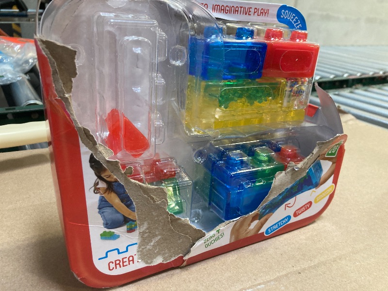 Photo 1 of Goliath Jelly Blox Creative Kit | Includes 20 Blocks | Toddler & Preschool Building Blocks Kids Can Squeeze, Stretch, Squish | Safety Tested & Ouch-Free | Tactile, Sensory Play Toy for Ages 2+