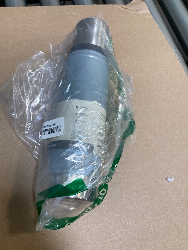 Photo 1 of Stanley Classic Legendary Vacuum Bottle 20 oz | Wide Mouth with Leakproof Cup Lid | Keep Drinks Hot or Cold | Packable for Travel | Insulated Stainless Steel Thermos | BPA-Free | Hammertone Silver