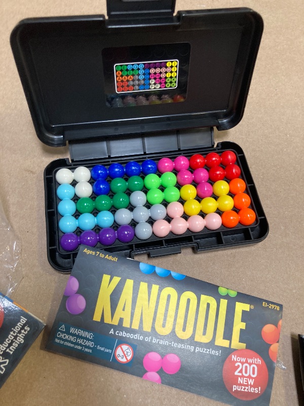 Photo 1 of Educational Insights Kanoodle 3D Brain Teaser Puzzle Game, Featuring 200 Challenges, Easter Basket Stuffers for Kids, Gift for Ages 7+